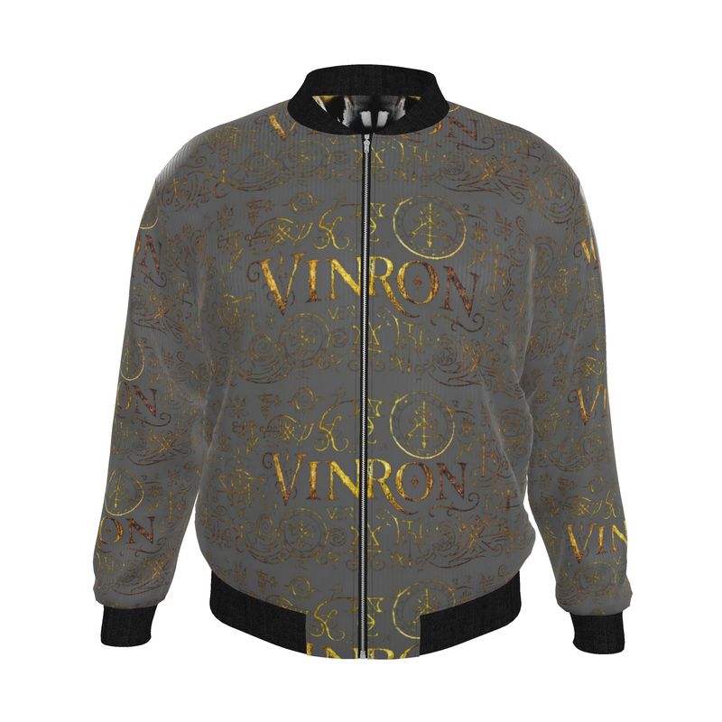 Mens Reversible Silk Bomber Jacket