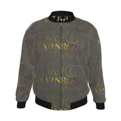 Mens Reversible Silk Bomber Jacket