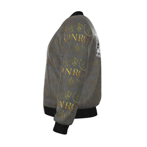 Mens Reversible Silk Bomber Jacket