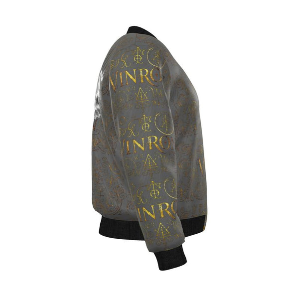 Mens Reversible Silk Bomber Jacket