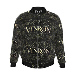 Mens Reversible Silk Bomber Jacket