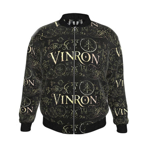 Mens Reversible Silk Bomber Jacket