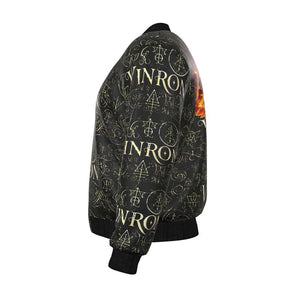 Mens Reversible Silk Bomber Jacket