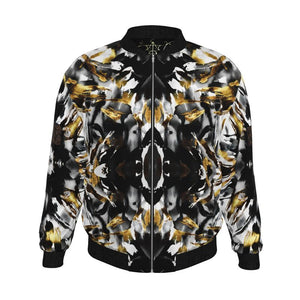 Mens Reversible Silk Bomber Jacket