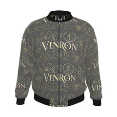 Mens Reversible Silk Bomber Jacket