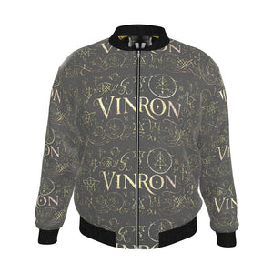 Mens Reversible Silk Bomber Jacket