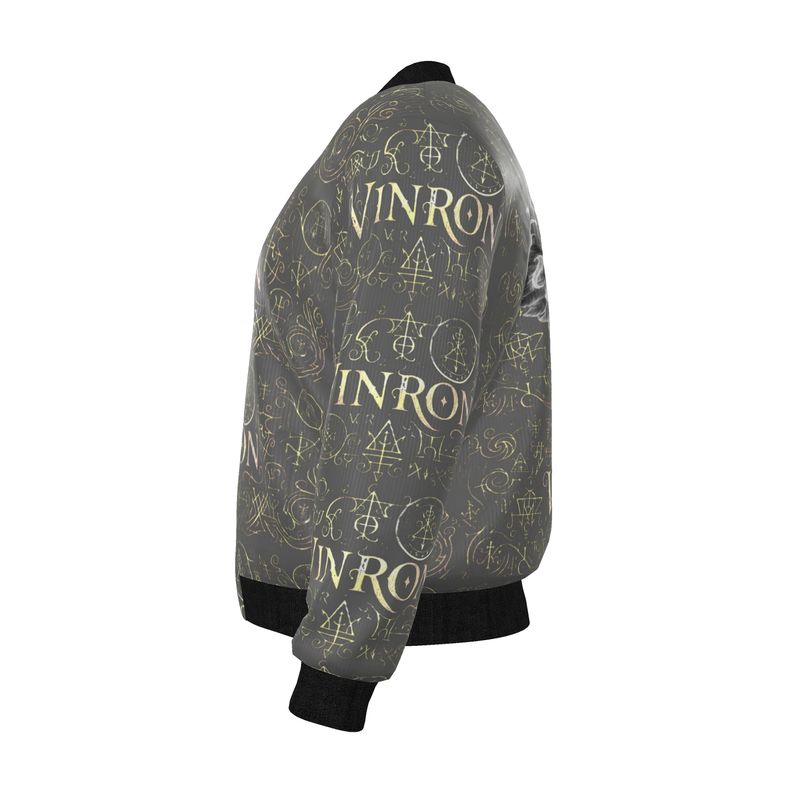 Mens Reversible Silk Bomber Jacket