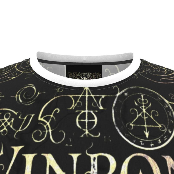 Cut And Sew All Over Print T Shirt