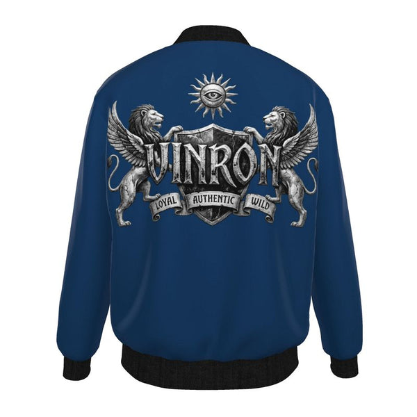 Mens Bomber Jacket Blau
