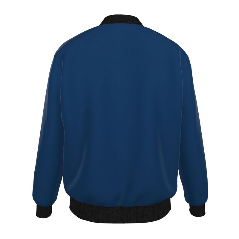Mens Bomber Jacket Blau