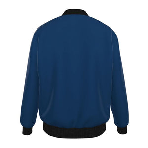 Mens Bomber Jacket Blau