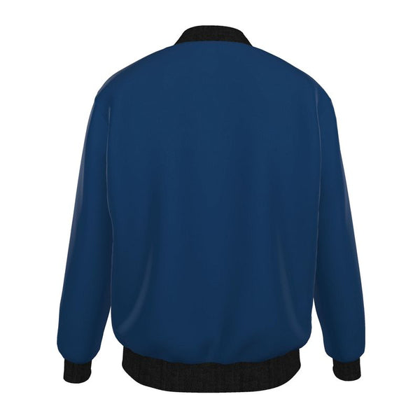 Mens Bomber Jacket Blau