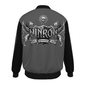 Mens Bomber Jacket Grau
