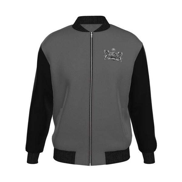 Mens Bomber Jacket Grau
