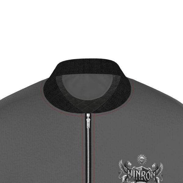 Mens Bomber Jacket Grau