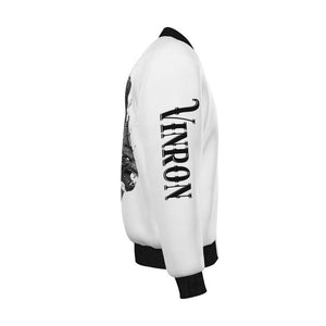 Mens Reversible Silk Bomber Jacket