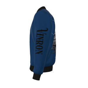 Mens Reversible Silk Bomber Jacket