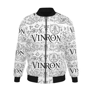 Mens Reversible Silk Bomber Jacket
