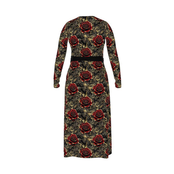 Vinron Gold Rose Wickelkleid