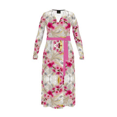 Vinrons Kirschblüten Wickelkleid