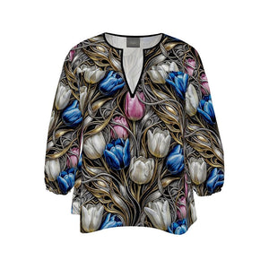 Vinrons Tulpen Bluse