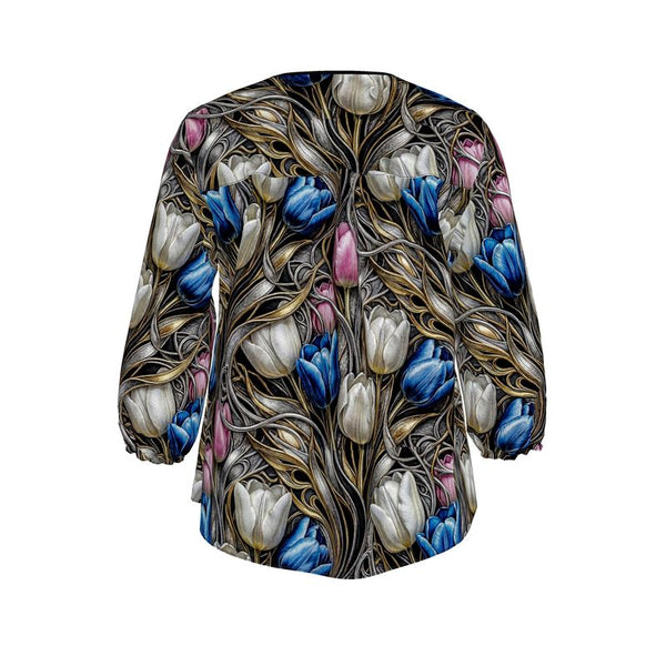 Vinrons Tulpen Bluse