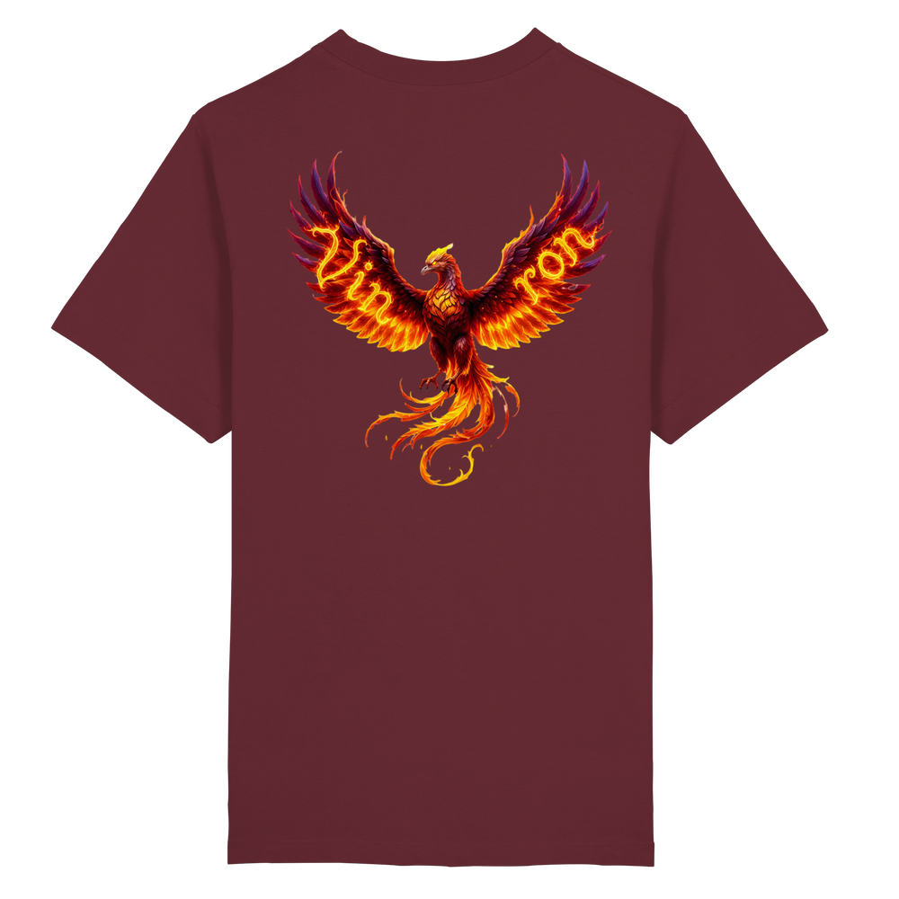 Vinron Red Phönix - Heavy Oversized Organic Shirt