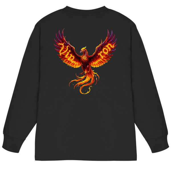 Vinron Red Phönix - Organic Heavy Oversized Longsleeve T-Shirt