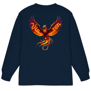 Vinron Red Phönix - Organic Heavy Oversized Longsleeve T-Shirt