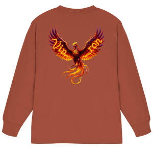 Vinron Red Phönix - Organic Heavy Oversized Longsleeve T-Shirt