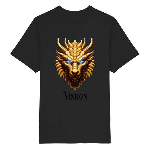 Vinron Dragon with Vinron  - Heavy Oversized Organic Shirt