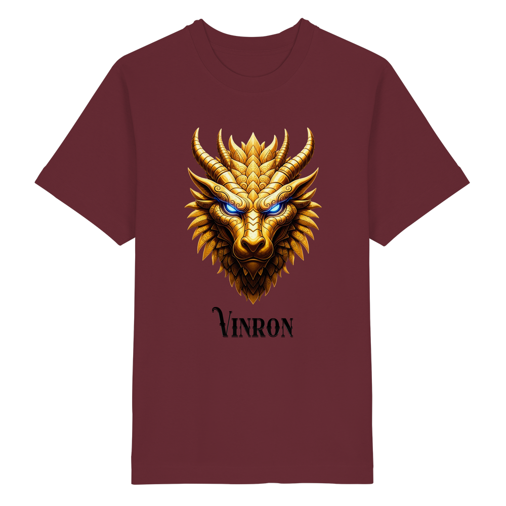 Vinron Dragon with Vinron  - Heavy Oversized Organic Shirt