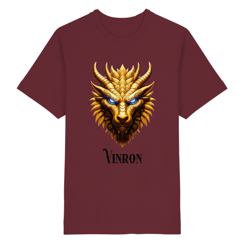 Vinron Dragon with Vinron  - Heavy Oversized Organic Shirt