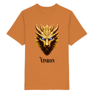 Vinron Dragon with Vinron  - Heavy Oversized Organic Shirt
