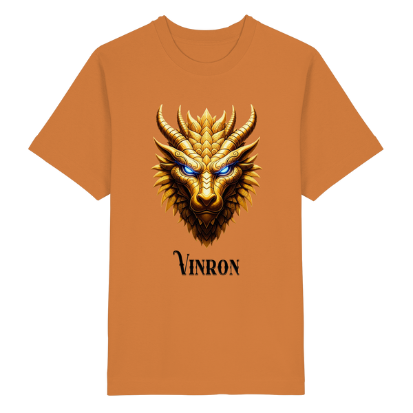 Vinron Dragon with Vinron  - Heavy Oversized Organic Shirt