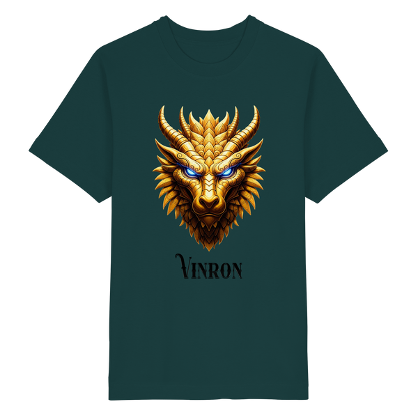 Vinron Dragon with Vinron  - Heavy Oversized Organic Shirt