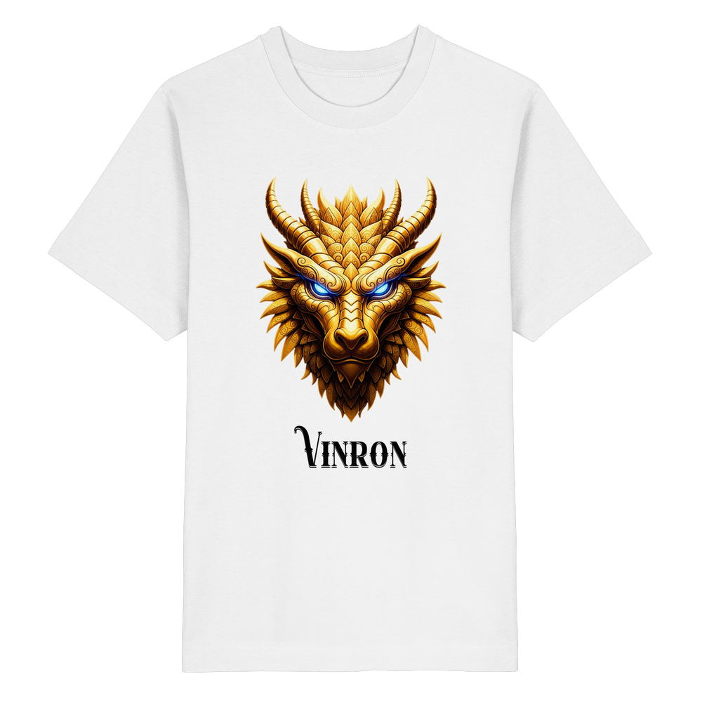 Vinron Dragon with Vinron  - Heavy Oversized Organic Shirt