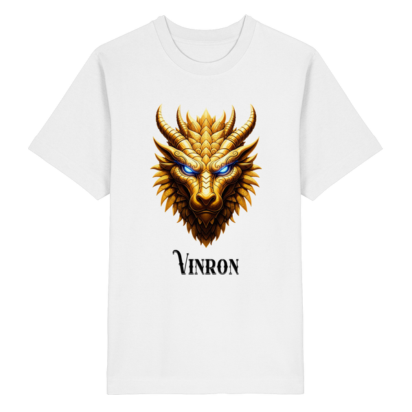 Vinron Dragon with Vinron  - Heavy Oversized Organic Shirt