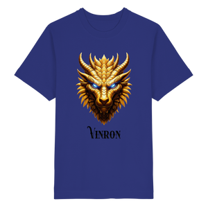 Vinron Dragon with Vinron  - Heavy Oversized Organic Shirt