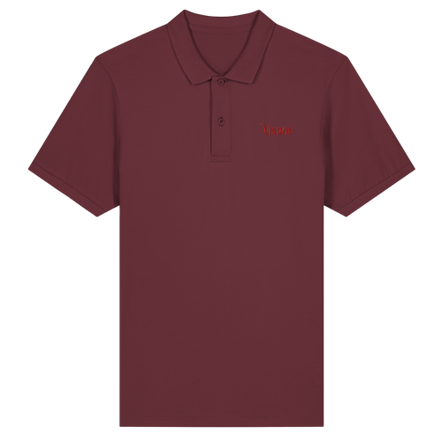 Vinron Red Polo-Shirt - Organic Fitted Poloshirt