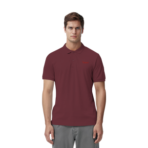 Vinron Red Polo-Shirt - Organic Fitted Poloshirt