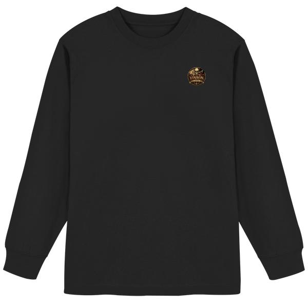 Vinron LAW Pirat Badge - Organic Heavy Oversized Longsleeve T-Shirt