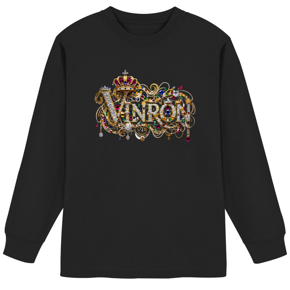 Vinron Joker Bling - Organic Heavy Oversized Longsleeve T-Shirt
