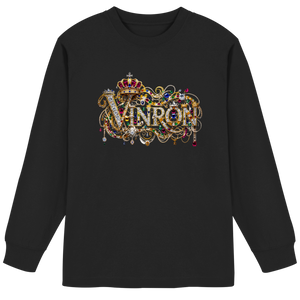 Vinron Joker Bling - Organic Heavy Oversized Longsleeve T-Shirt