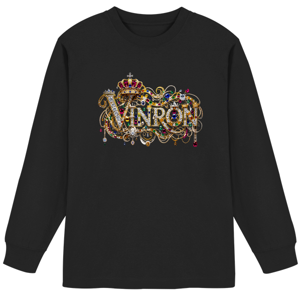 Vinron Joker Bling - Organic Heavy Oversized Longsleeve T-Shirt