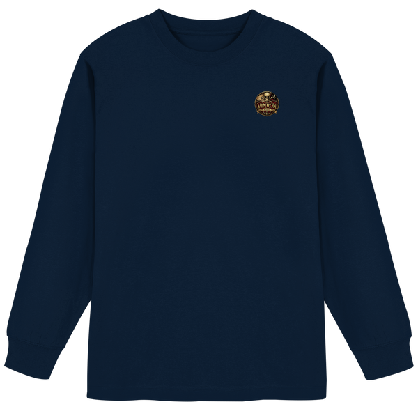 Vinron LAW Pirat Badge - Organic Heavy Oversized Longsleeve T-Shirt