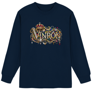 Vinron Joker Bling - Organic Heavy Oversized Longsleeve T-Shirt