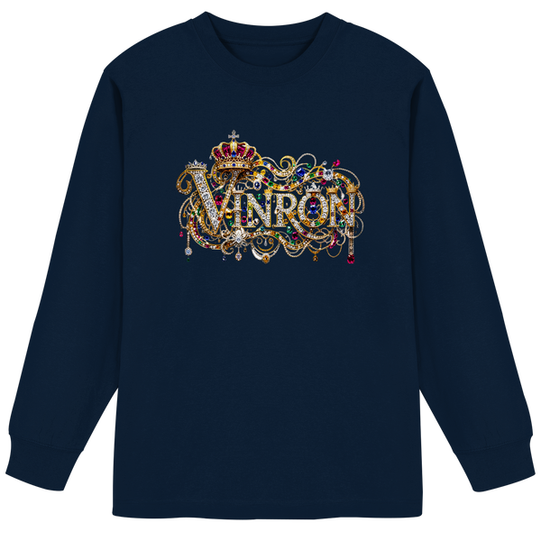 Vinron Joker Bling - Organic Heavy Oversized Longsleeve T-Shirt