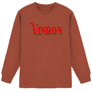 Vinron Red Phönix - Organic Heavy Oversized Longsleeve T-Shirt