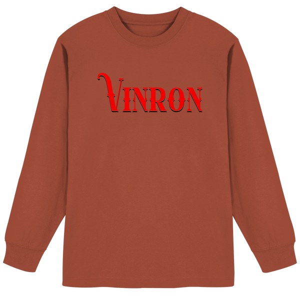 Vinron Red Phönix - Organic Heavy Oversized Longsleeve T-Shirt